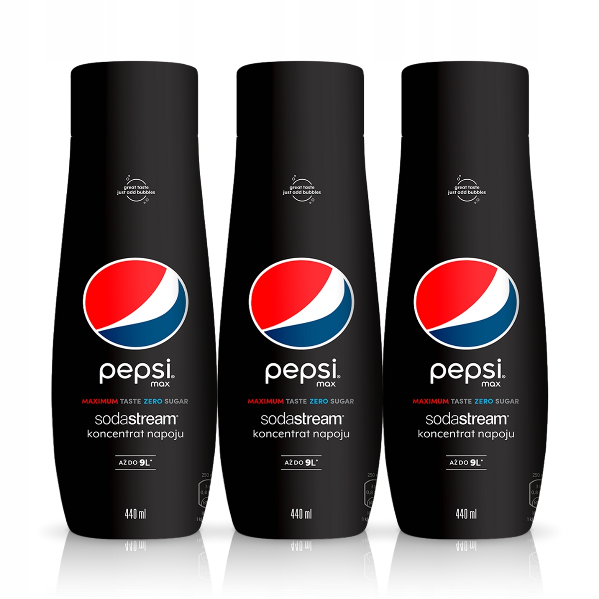 SodaStream Pepsi Max 3 sztuki zestaw