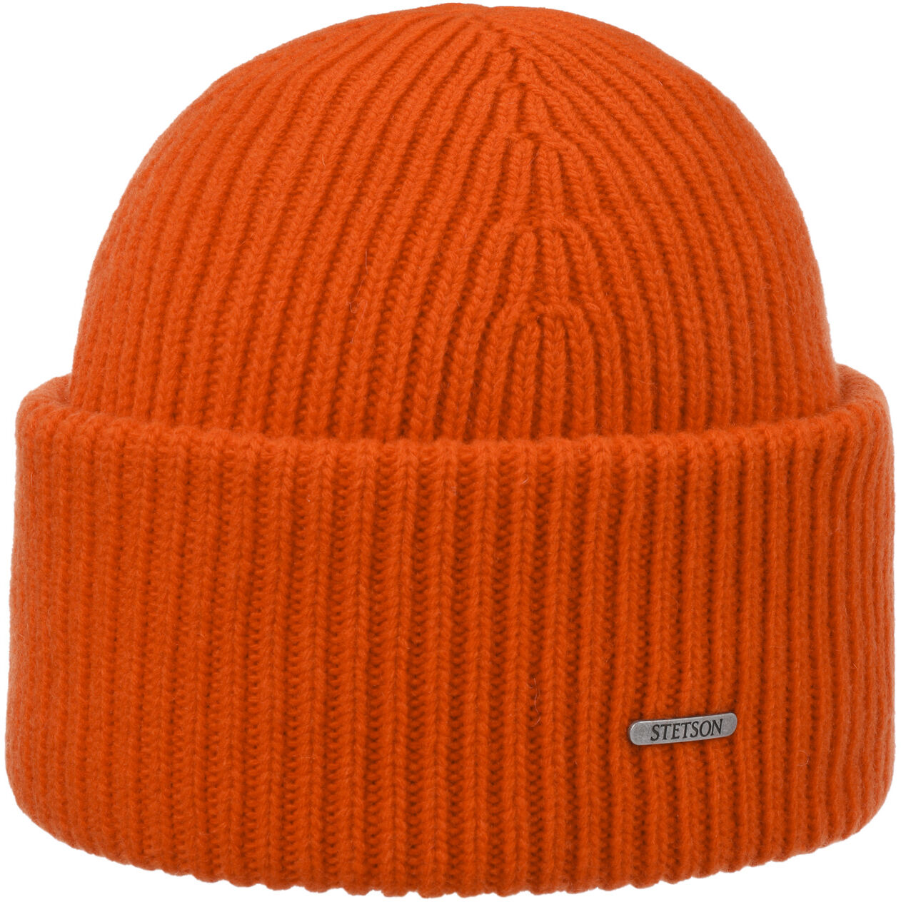 Czapka Wełniana Classic Uni by Stetson, pomarańczowy, One Size