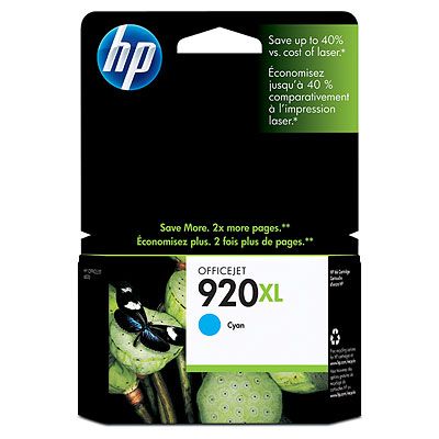 oryginalny atrament HP 920XL [cd972ae] cyan