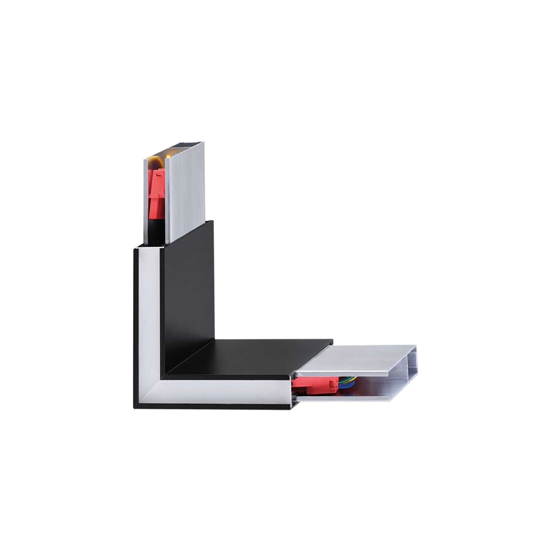 Ideal Lux Łącznik LINUS CORNER czarna 4000K 268118 Ideal Lux 268118/IL