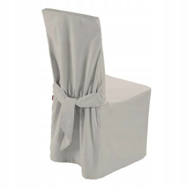 Dekoria Sukienka na krzesło Silver(jasnoszary) 45 × 94 cm Cotton Panama 580-702-31
