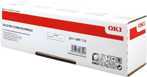 oryginalny toner Oki [45807111] black