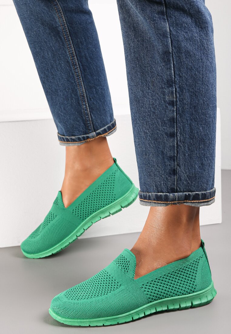 Zielone Tenisówki Pasquier