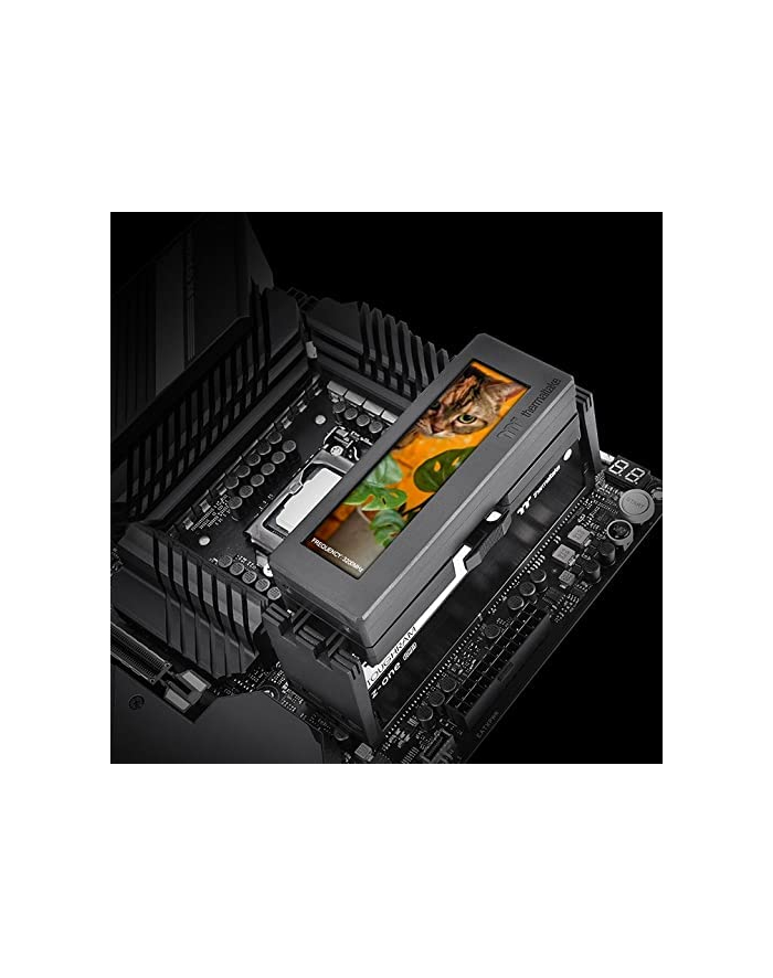 Thermaltake Pacific R2 Ultra Memory LCD Monitor Kit (9,906 cm(3.9''), Kolor: CZARNY)
