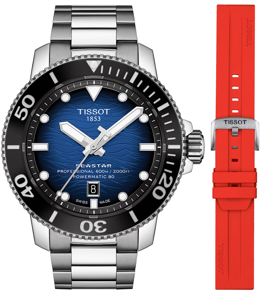 Zegarek Tissot T120.607.11.041.01+T852.047.920 SEASTAR 2000 PROFESSIONAL POWERMATIC 80