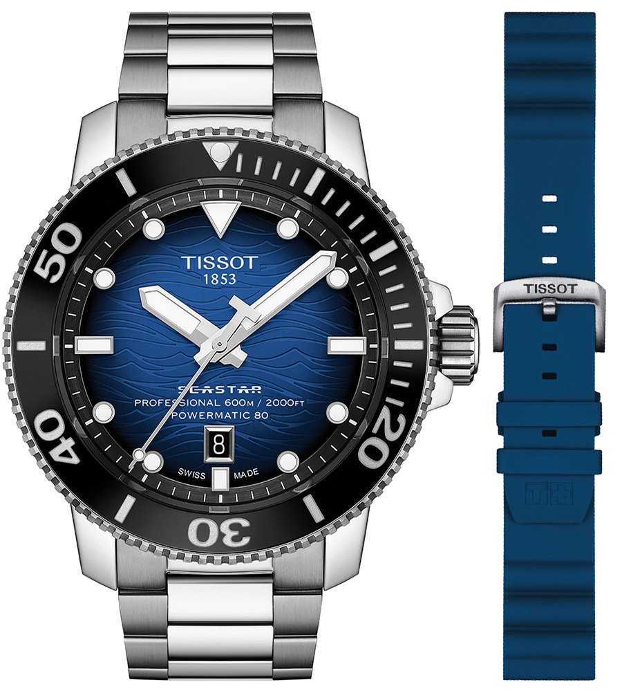 Zegarek Tissot T120.607.11.041.01+T852.047.175 SEASTAR 2000 PROFESSIONAL POWERMATIC 80
