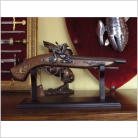 HISTORYCZNY ANGIELSKI PISTOLET SKAŁKOWY  (W162)