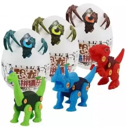 Figurka Dinozaur do skręcania w jajku MIX - Trifox