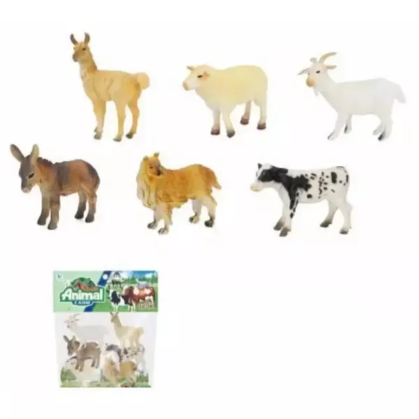 Figurki zwierzęta domowe 6szt - Trifox