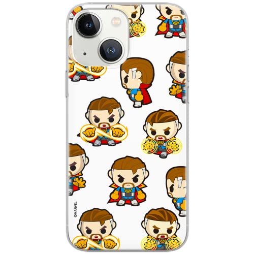 ERT GROUP etui na telefon Apple Iphone 13, case oryginalny i oficjalnie licencjonowany przez Marvel, wzór Dr Strange 001, optymalnie dopasowane, plecki z TPU