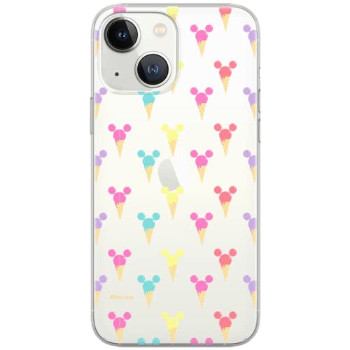 ERT GROUP etui na telefon Apple Iphone 13 MINI, case oryginalny i oficjalnie licencjonowany przez Disney, wzór Mickey 002, optymalnie dopasowane, plecki z TPU cześciowo przeźroczyste