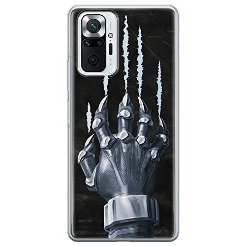 ERT GROUP etui na telefon Xiaomi REDMI NOTE 10 PRO, case oryginalny i oficjalnie licencjonowany przez Marvel, wzór Czarna Pantera 014, optymalnie dopasowane, plecki z TPU