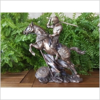 WIELKI KONNY RYCERZ Z MIECZEM I TARCZĄ VERONESE (WU73737A4)