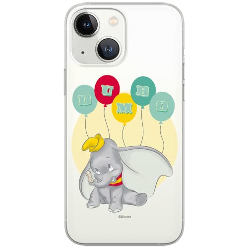 ERT GROUP etui na telefon Apple Iphone 13 MINI, case oryginalny i oficjalnie licencjonowany przez Disney, wzór Dumbo 003, optymalnie dopasowane, plecki z TPU cześciowo przeźroczyste