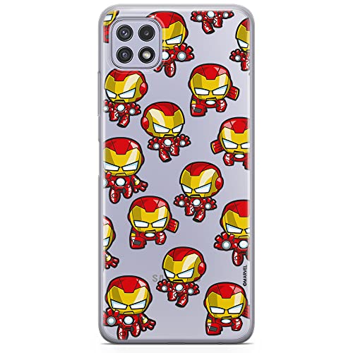 ERT GROUP etui na telefon Samsung A22 5G, case oryginalny i oficjalnie licencjonowany przez Marvel, wzór Iron Man 031, optymalnie dopasowane, plecki z TPU częściowo przeźroczyste