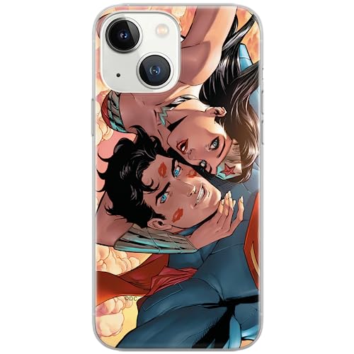 ERT GROUP Etui na telefon komórkowy iPhone 13 Mini oryginalne i oficjalnie licencjonowane wzory DC Superman 001 Multicolor, optymalnie dopasowane do kształtu telefonu, etui z TPU