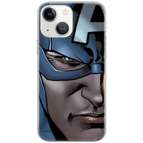 ERT GROUP etui na telefon Apple Iphone 13 MINI, case oryginalny i oficjalnie licencjonowany przez Marvel, wzór Kapitan Ameryka 020, optymalnie dopasowane, plecki z TPU