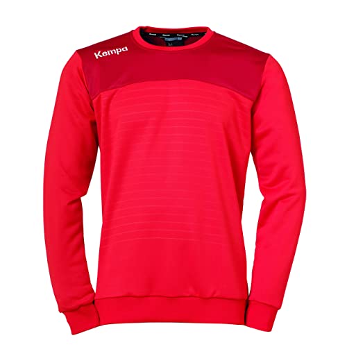 Kempa Unisex dziecięca Emotion 2.0 Training Top dziecięca koszulka z długim rękawem czerwony czerwony/czerwony chili 152