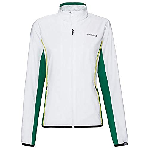 Head CLUB damska kurtka w tracksuits, biała/zielona, XL