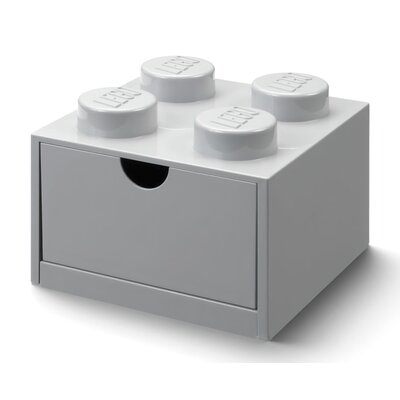 Lego Desk Drawer 4 Grey