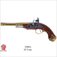 INDYJSKI PISTOLET SKAŁKOWY DLA LEWORĘCZNYCH Z XVIII W 1296L