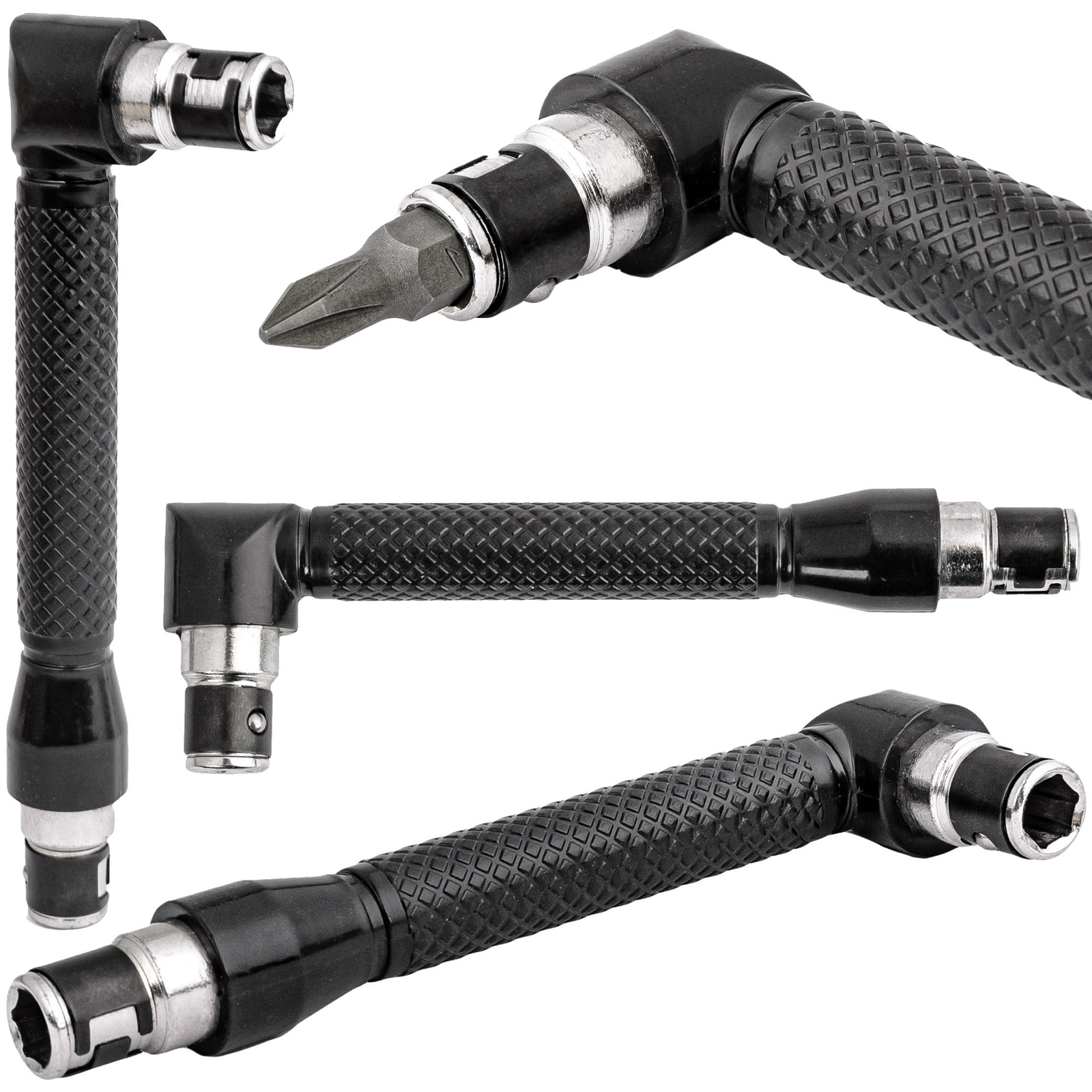 Wkrętak kątowy uchwyt do końcówek bitów bity 1/4