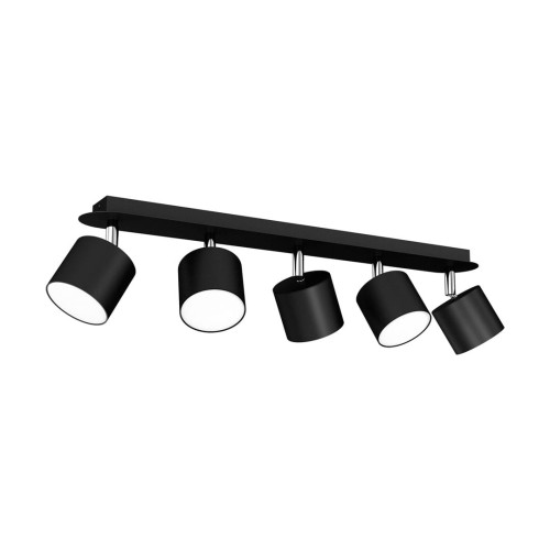 Milagro Lampa sufitowa DIXIE II BLACK 5xGX53 MLP7603