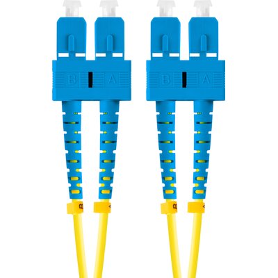 Lanberg kabel światłowodowy FO-SUSU-SD11-0100-YE 10m