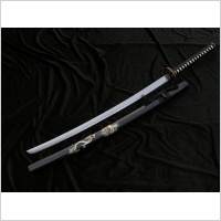 Płatnerze hiszpańscy SAMURAJSKI MIECZ KATANA Z POCHWĄ + STOJAK 4KM80-405BK