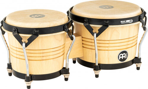 Meinl Percussion Percussion LC300NT-M Wood zestaw bongo, seria Artist - Luis Conte, średnica 17,15 cm i 20,32 cm (8 cali), naturalny LC300NT-M