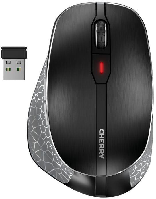 Cherry Mouse MW 8C ERGO AES Ergonomic black BT 600 1000 1600 3200 DPI (umschaltbar)