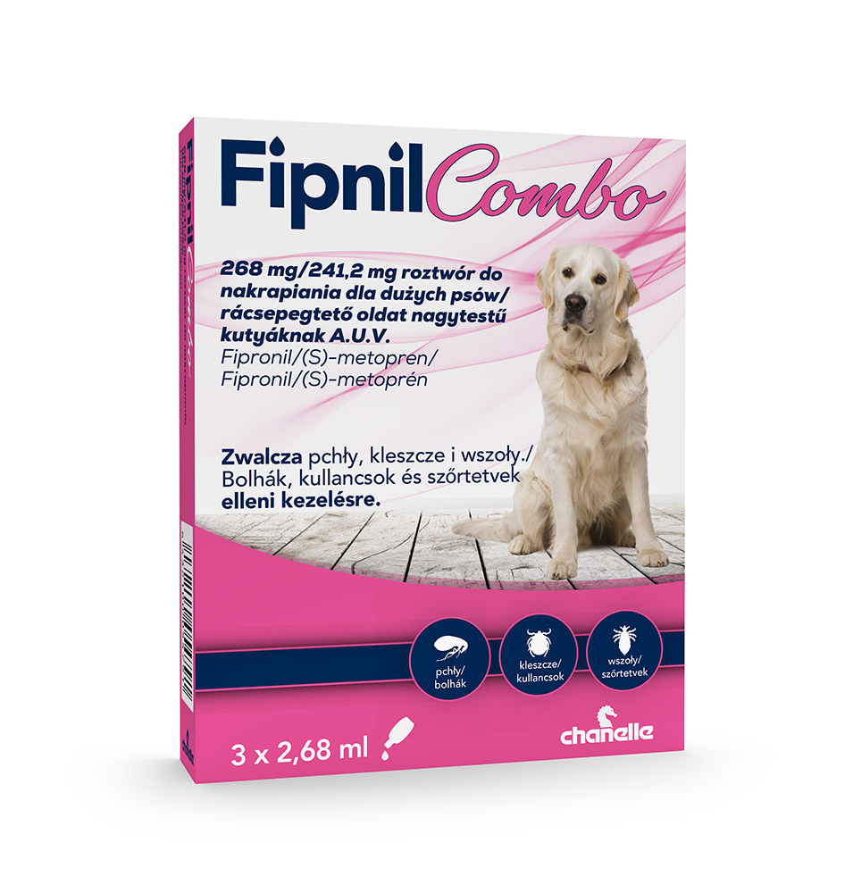 Fipnil Combo L psy 20-40 kg 3 pipety