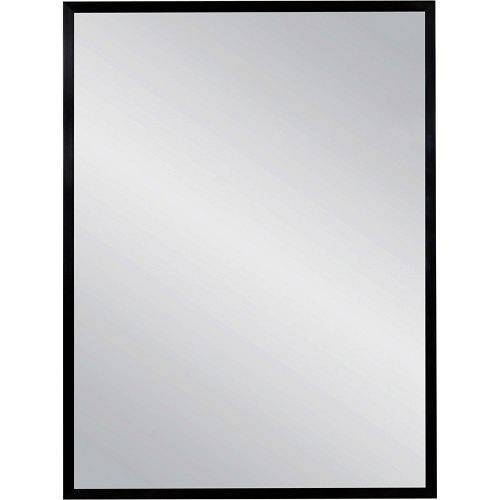 Lustro łazienkowe prostokątne 60x80 cm czarna rama