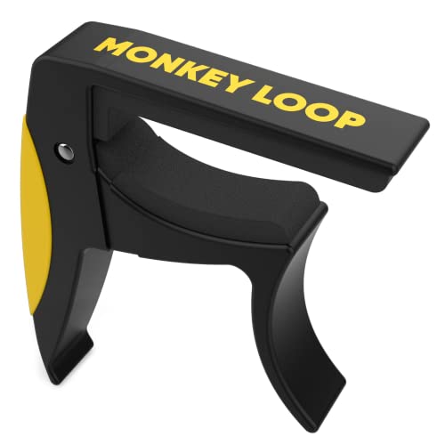 Monkey Loop - CL Prime Capo - kapodaster do gitary klasycznej - z aluminium - kolor czarny - nakładka gumowa - nadaje się do planów desek uchwytowych - akcesoria gitarowe