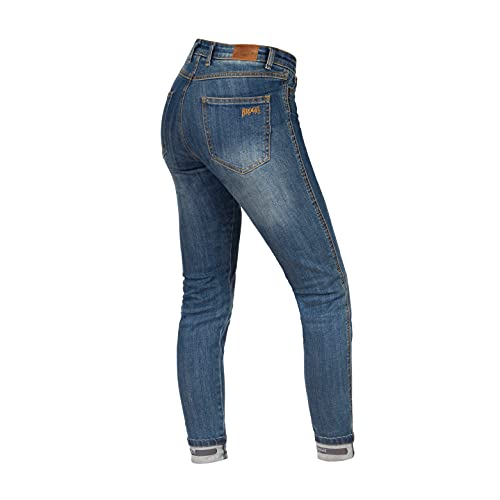 Broger California Lady Washed Blue Motorcycle Jeans D32/30