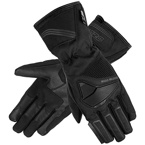 Ozone Touring WP Lady skórzane rękawice motocyklowe dla kobiet, z membraną Hipora, absorbujące płyty piankowe, elastyczne elementy