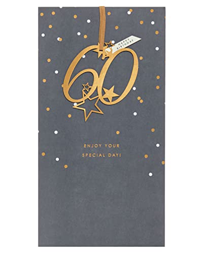 Kartka na 60. urodziny - Happy 60th Birthday - Enjoy Your Special Day kartka urodzinowa - urocza kartka urodzinowa
