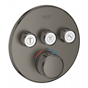 GROHE 29121AL0 GROHTHERM SMARTCONTROL BATERIA TERMOSTATYCZNA DO OBSŁUGI TRZECH WYJŚĆ WODY brushed hard graphite