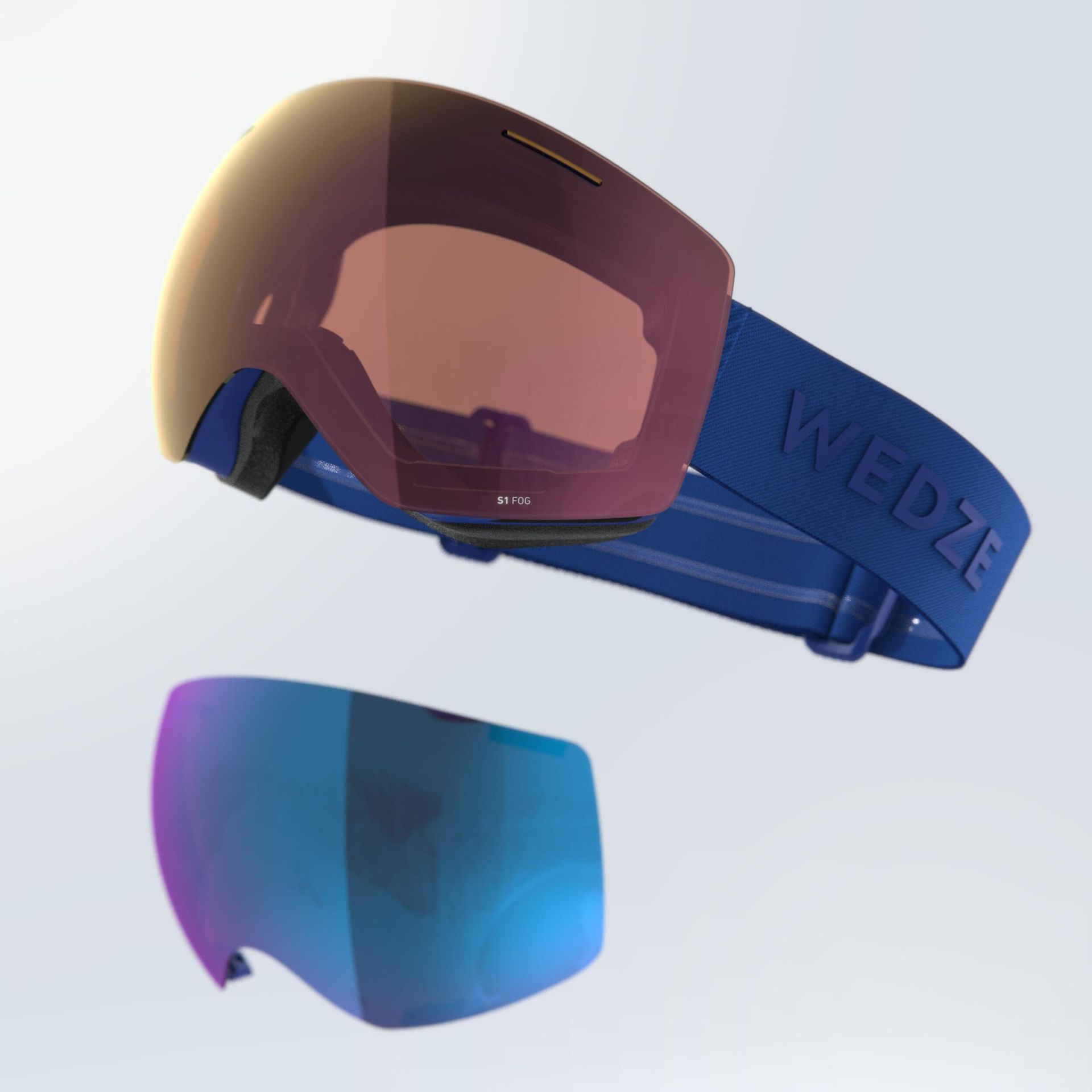Gogle narciarskie i snowboardowe dla dorosłych i dzieci Wedze G 900 I