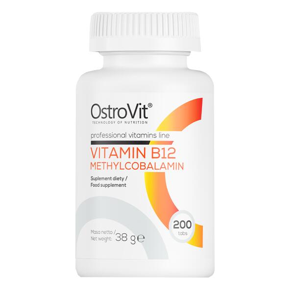 Ostrovit OstroVit Witamina B12 Metylokobalamina 200 tablete 5903933902616