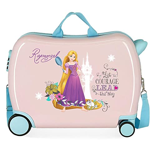 Disney Princesas walizka dziecięca różowa 50 x 39 x 20 cm sztywne ABS kombinowane zamknięcie boczne 34 l 1,8 kg 4 koła