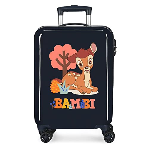 Disney Bambi walizka kabinowa niebieska 38 x 55 x 20 cm sztywne ABS kombinowane zamknięcie boczne 34 l 2 kg 4 podwójne koła