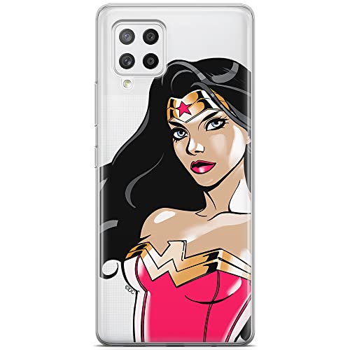 ERT GROUP etui na telefon Samsung A42 5G, case oryginalny i oficjalnie licencjonowany przez DC, wzór Wonder Woman 004, optymalnie dopasowane, plecki z TPU częściowo przeźroczyste