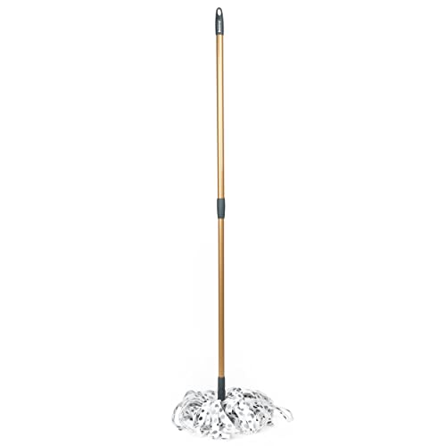 Beldray LA069066GRYEU7 150 Years Copper Edition Telescopic Cloth Mop, Use Wet or Dry, Super Absorbent, Suitable for Most Hard Floors, Stylish Print