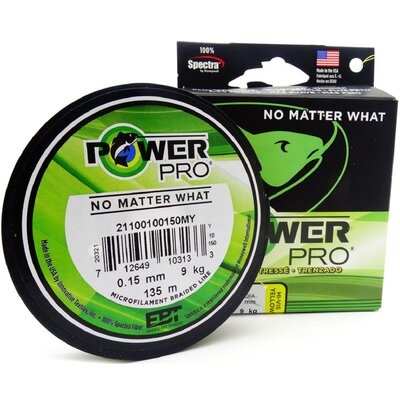 Powerpro Power Pro Classic 135 m, żółty  żyłka wędkarska plecionka, żółty PPBI13515Y