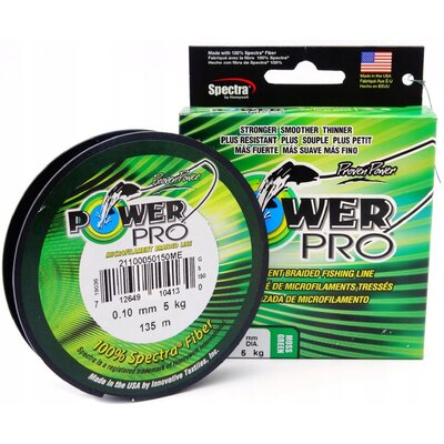 Pro Power Power Pro Classic 135 m, zieleń mchu  żyłka wędkarska plecionka PPBI13510MG