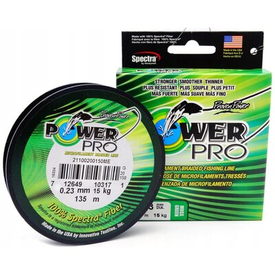 Powerpro Power Pro Classic 135 m, zieleń mchu  żyłka wędkarska plecionka PPBI13523MG