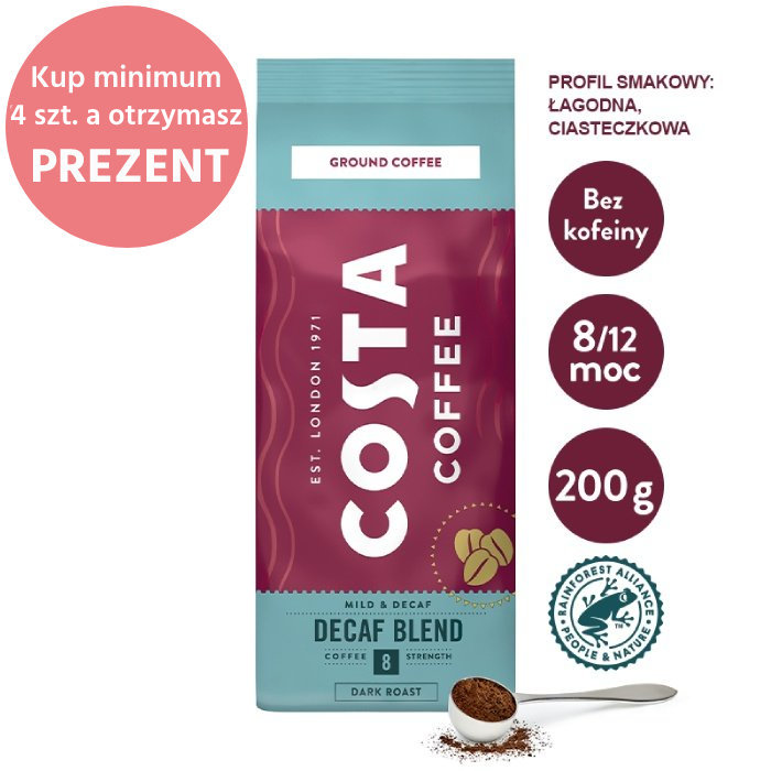 Kawa mielona Costa Coffee The Decaf Blend 200g