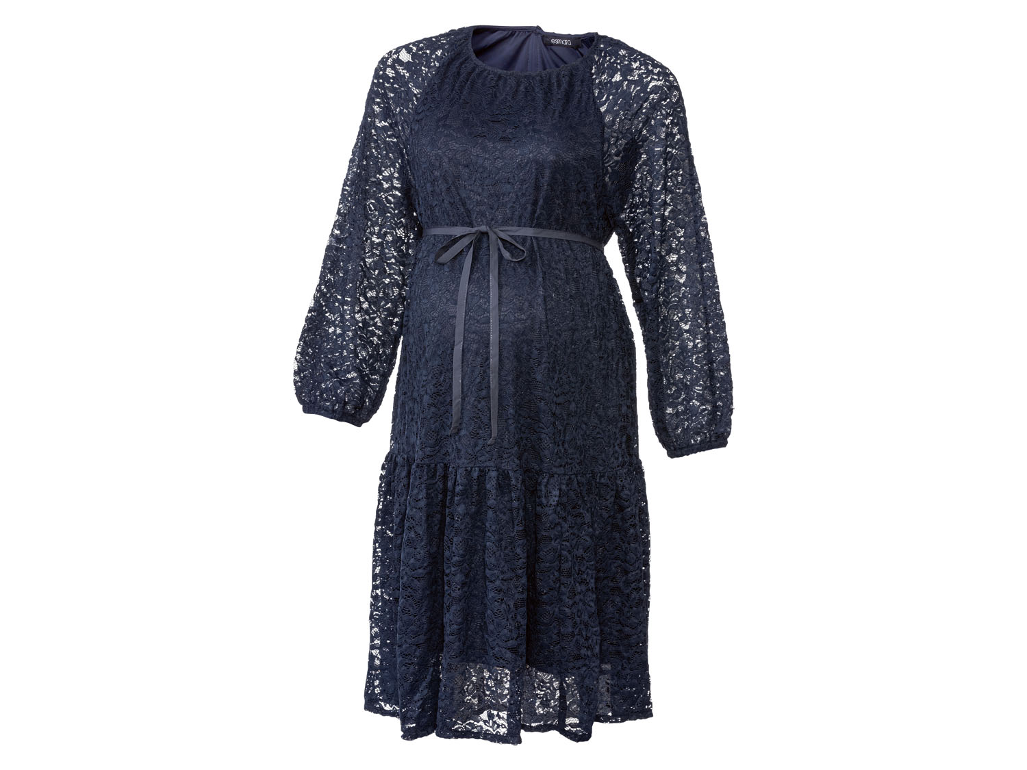 Odzież ciążowa - esmara Sukienka ciążowa z koronki, 1 sztuka (XL (48/50), Granatowy) - grafika 1