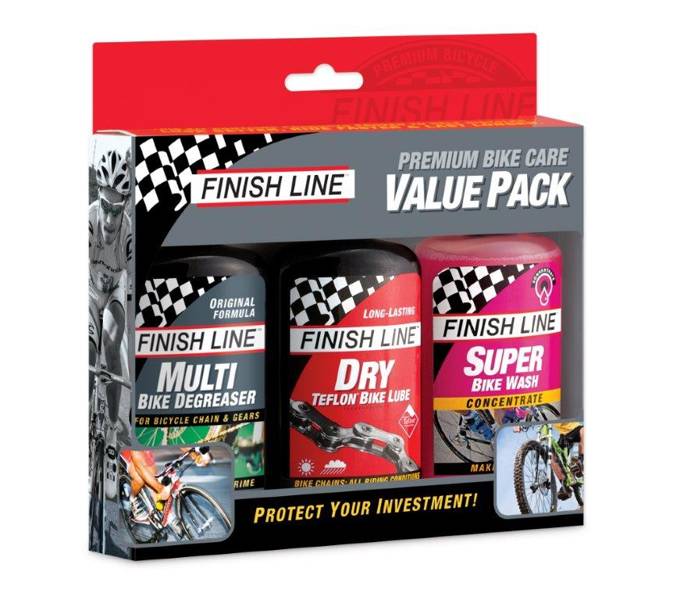 FINISH LINE Zestaw produktów do pielęgnacji roweru PREMIUM BIKE CARE x3